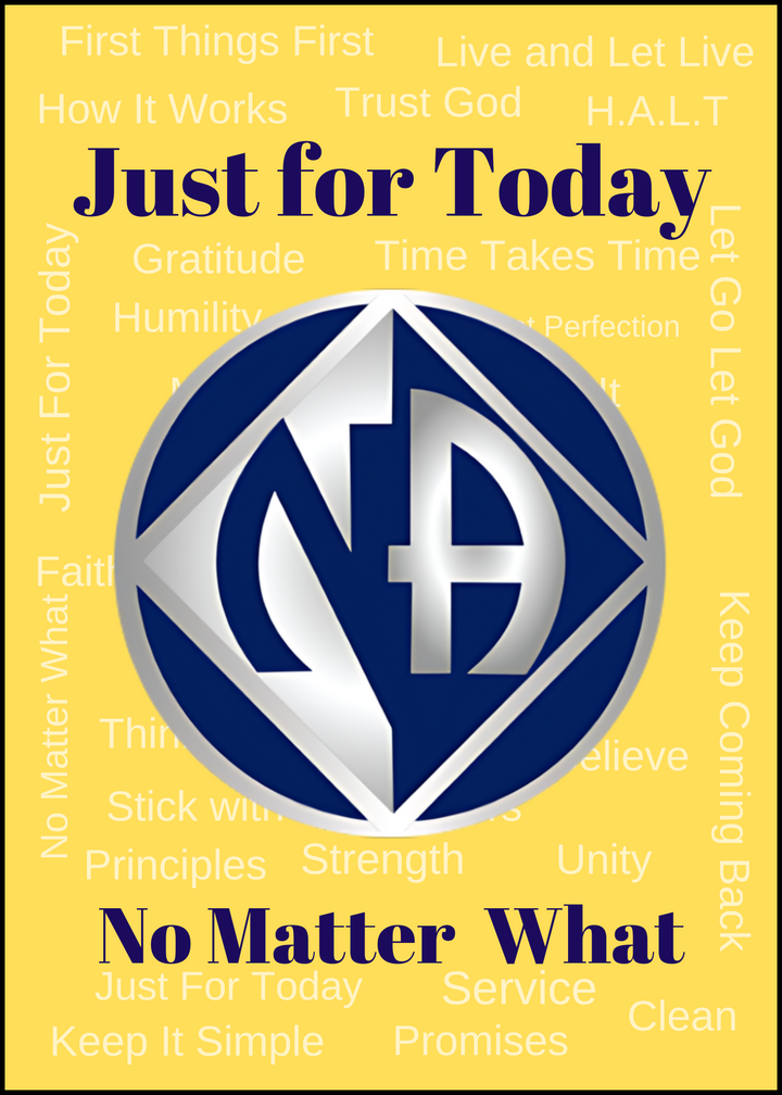 70.  NA: Just For Today, Yellow. B41