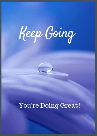 76. Keep Coming Back, Keep Going. C10 - Choices Books & Gifts