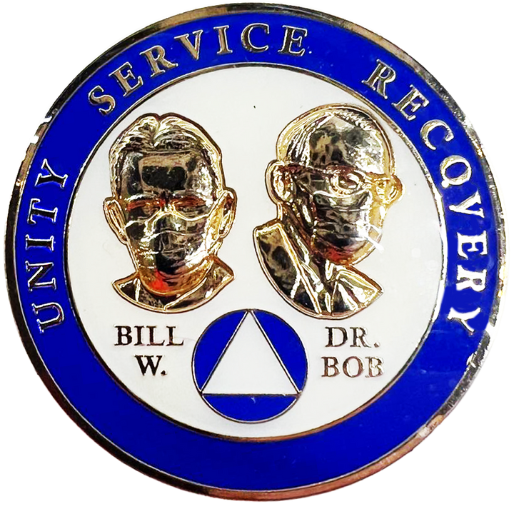 Bill & Bob Masked Coin - Recovery Medallion from Choices Books & Gifts