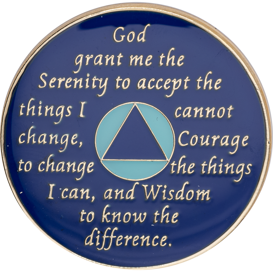 AA Coin, #A65.Turquoise AA Medallion (Yrs 1-15)