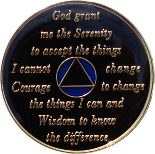 #a67. AA Blue Medallion w Pink Crystals (1-65) - Premium Medallions from Choices - Just $21.95! Shop now at Choices Books & Gifts