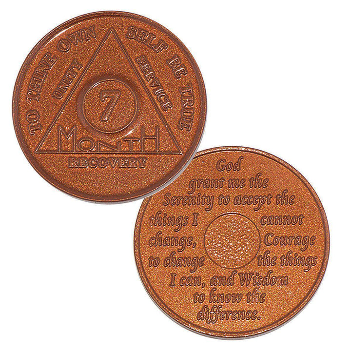 AA Aluminum Recovery Coins (24 hrs, 1-11 months) Coin - Recovery Medallion from Choices Books & Gifts