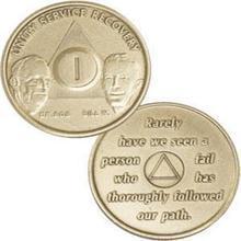 Bill & Bob AA Bronze Coin - Recovery Medallion from Choices Books & Gifts