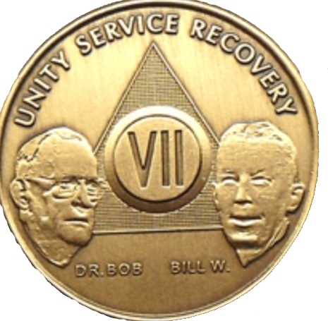 Bill & Bob AA Bronze Coin - Recovery Medallion from Choices Books & Gifts