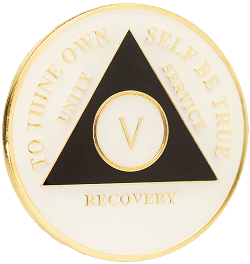 Glow in Dark AA Medallion - Recovery Medallion from Choices Books & Gifts