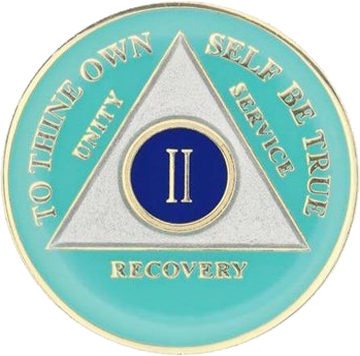 Turquoise AA Medallion - Recovery Medallion from Choices Books & Gifts