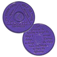 #aa121.  AA Aluminum Recovery Coins (24 hrs, 1-11 months) - Premium Medallions from Choices - Just $1! Shop now at Choices Books & Gifts