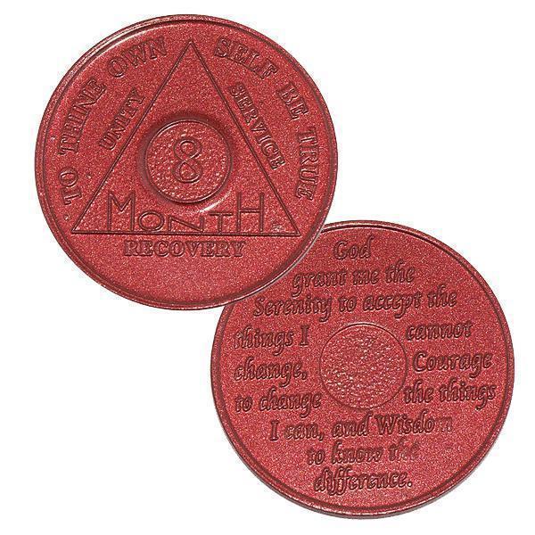 #aa121.  AA Aluminum Recovery Coins (24 hrs, 1-11 months) - Premium Medallions from Choices - Just $1! Shop now at Choices Books & Gifts