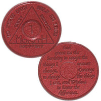 #aa121.  AA Aluminum Recovery Coins (24 hrs, 1-11 months) - Premium Medallions from Choices - Just $1! Shop now at Choices Books & Gifts
