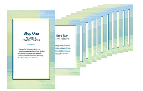 AA Hazelden Step Pamphlet Workbooks.  Steps 1 - 12, sold separately. - Choices Books & Gifts