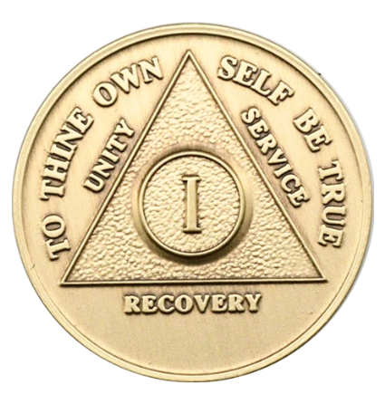 AA Coin, Bronze Recovery (Yrs 1-65) #AA113 - front