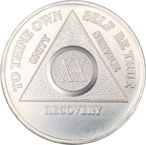 Sterling Silver AA Medallion - Recovery Medallion from Choices Books & Gifts
