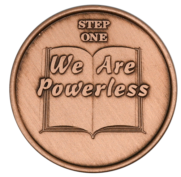 AA Step Bronze Coins Coin - Recovery Medallion from Choices Books & Gifts