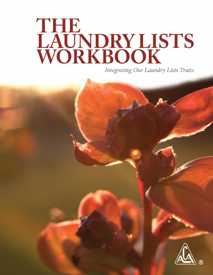 ACOA:  Laundry List Workbook (Hardcover Spiral Bound) - Choices Books & Gifts