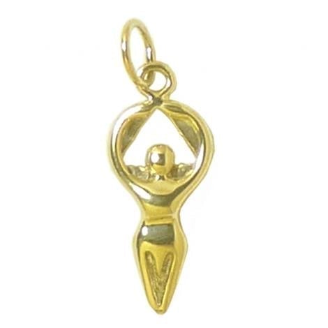 AG45a. AA Women in Recovery Pendant, 14KT Gold. - Premium Jewelry from 12 Step Gold by Jonathan Friedman - Just $198! Shop now at Choices Books & Gifts