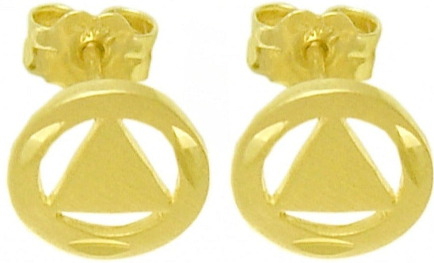 AGE58. AA Earrings. 14KT Gold. - Premium Jewelry from 12 Step Gold by Jonathan Friedman - Just $160! Shop now at Choices Books & Gifts
