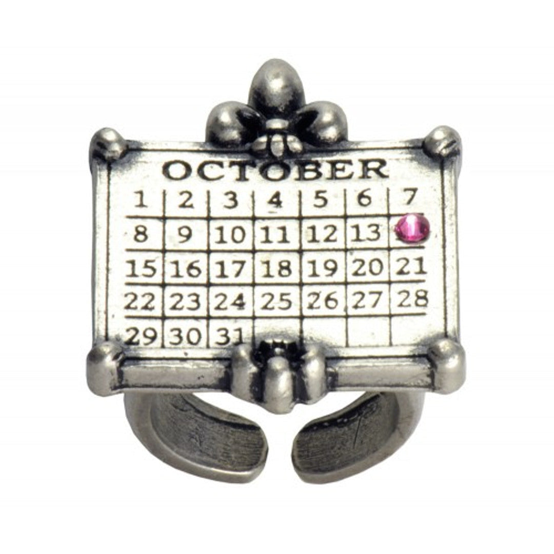 AGR60. "Your Special Day" Mini Calendar Charm Ring - Premium Jewelry from Daniella Darren Park - Just $44.95! Shop now at Choices Books & Gifts