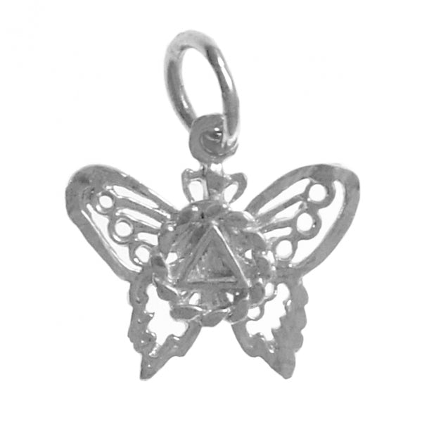 AS28. AA Butterfly, Sterling Silver. - Premium Jewelry from Choices - Just $15! Shop now at Choices Books & Gifts