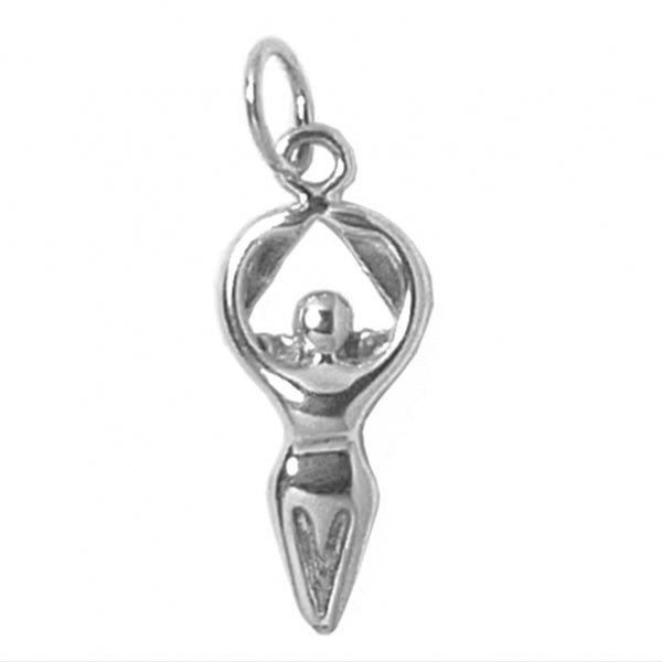 AS34. AA Women in Recovery, Small Size. Sterling Silver. - Premium Jewelry from 12 Step Gold by Jonathan Friedman - Just $10! Shop now at Choices Books & Gifts