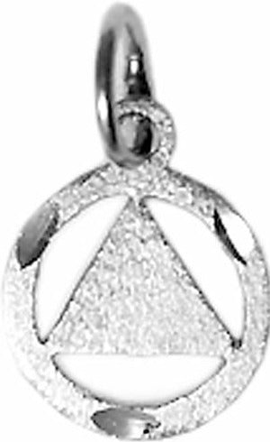 AS40. AA Small Size. Sterling Silver. - Premium Jewelry from 12 Step Gold by Jonathan Friedman - Just $10! Shop now at Choices Books & Gifts