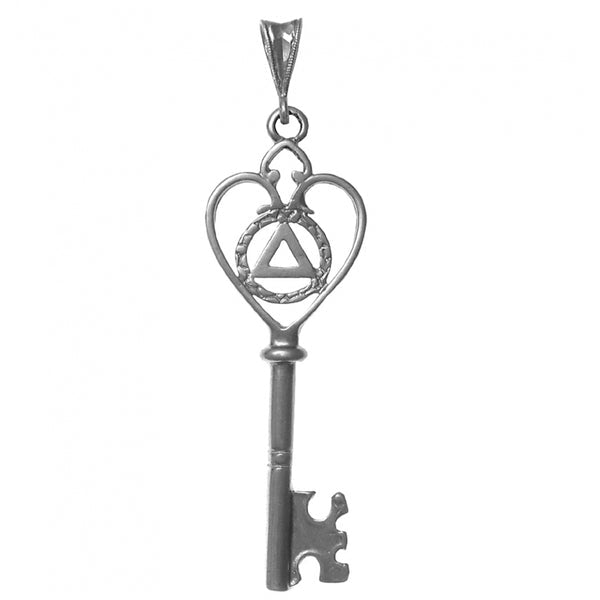 AS59. AA Symbol. Sterling Silver. - Premium Jewelry from 12 Step Gold by Jonathan Friedman - Just $40! Shop now at Choices Books & Gifts