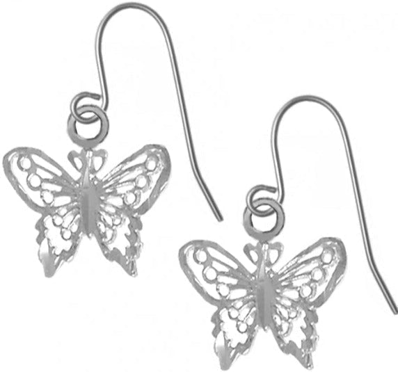 ASE109.  AA Butterfly. Sterling Silver. - Premium Jewelry from 12 Step Gold by Jonathan Friedman - Just $15! Shop now at Choices Books & Gifts