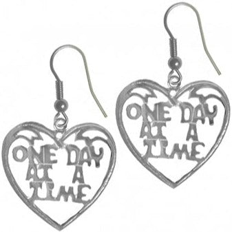 ASE13.   AA "One Day At A Time". Sterling Silver. - Premium Jewelry from 12 Step Gold by Jonathan Friedman - Just $30! Shop now at Choices Books & Gifts