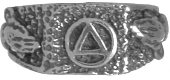 ASR16. AA Symbol. Sterling Silver. - Premium Jewelry from 12 Step Gold by Jonathan Friedman - Just $45! Shop now at Choices Books & Gifts