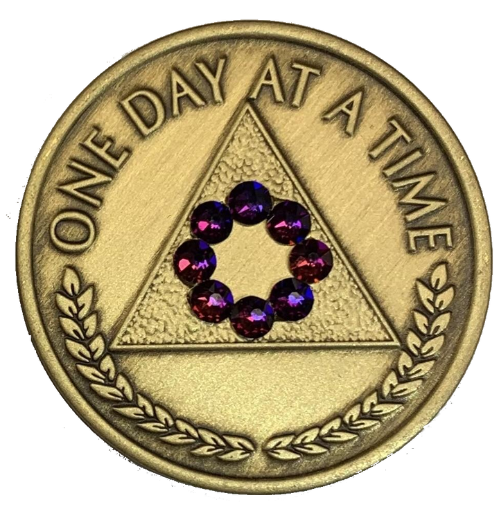 Al-Anon Bronze with Volcano Circle (yrs Coin - Recovery Medallion from Choices Books & Gifts