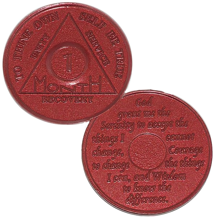 Aluminum AA Coins (24 hrs, 1-11 months) Coin - Recovery Medallion from Choices Books & Gifts