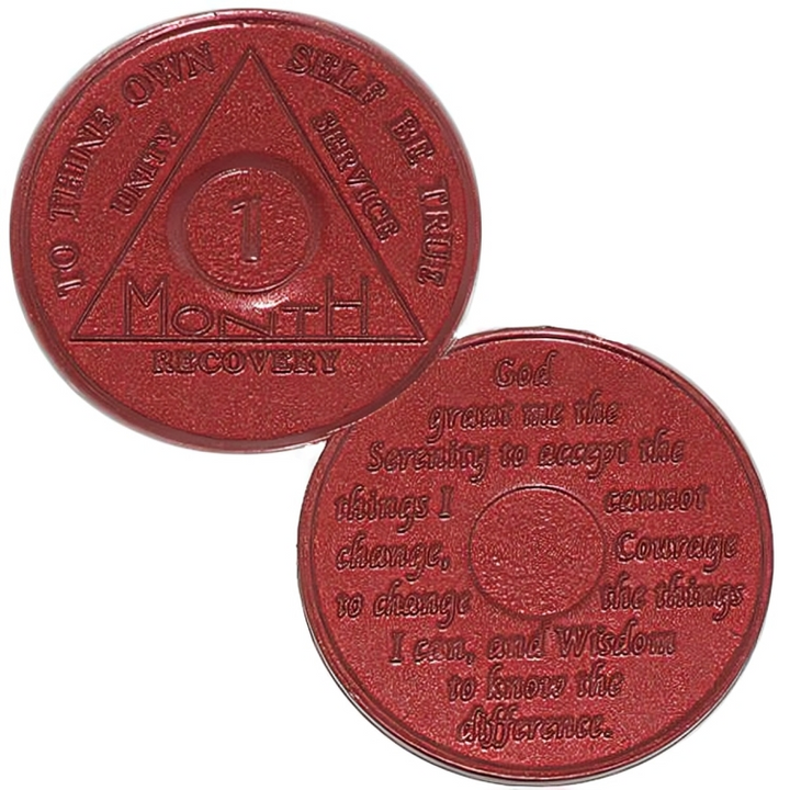 Aluminum AA Coins (24 hrs, 1-11 months) Coin - Recovery Medallion from Choices Books & Gifts