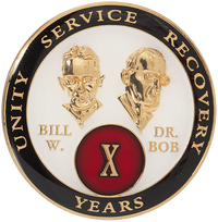 #B01. Bill & Bob White Medallion (1-55) - Premium Medallions from Choices - Just $13.95! Shop now at Choices Books & Gifts