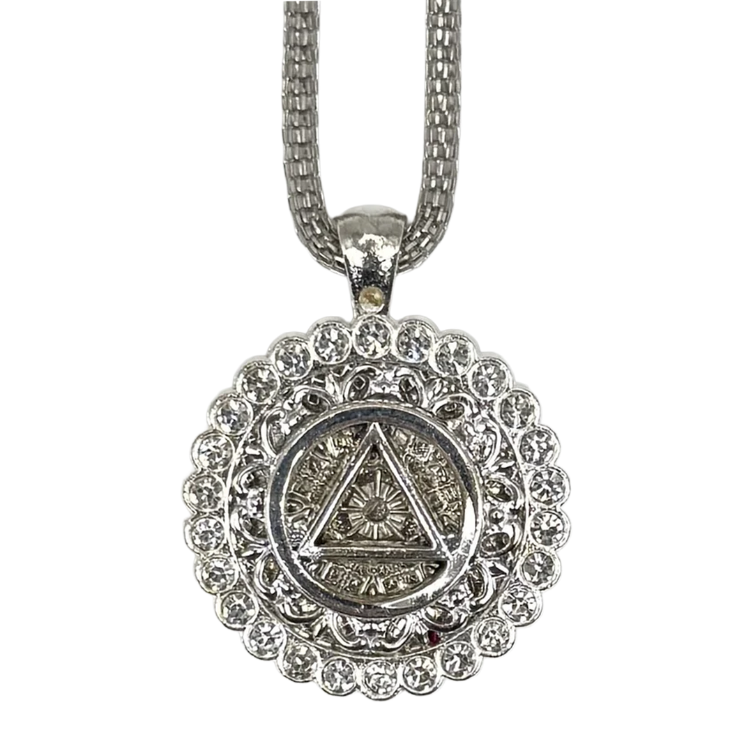 "Silver Starlight", AA Silver Plated Necklace - Choices Books & Gifts
