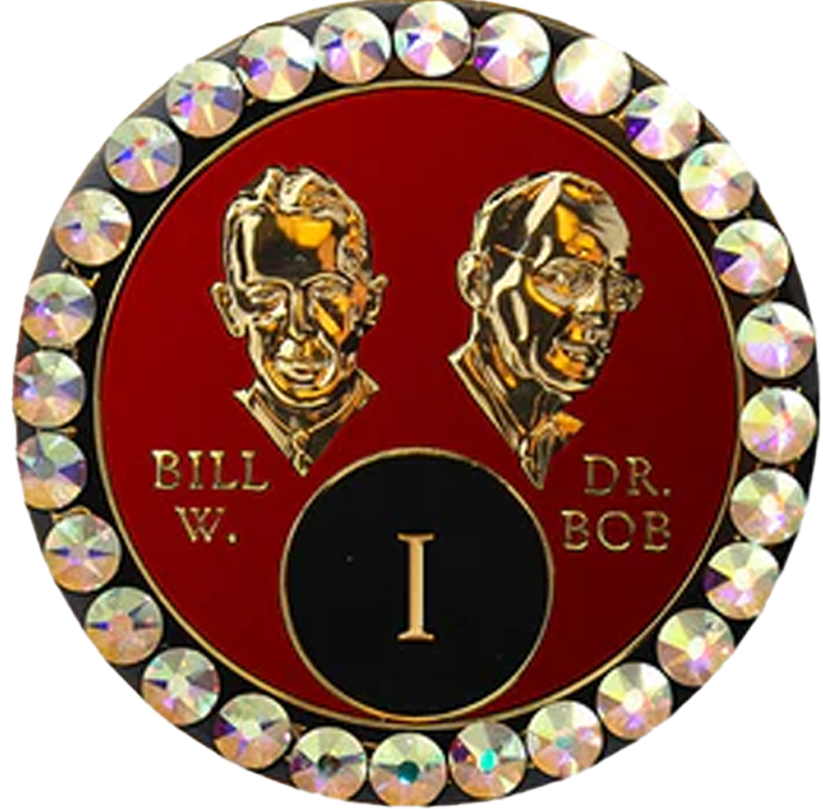 #B13. Bill & Bob Red w Aurora Borealis (1-55)