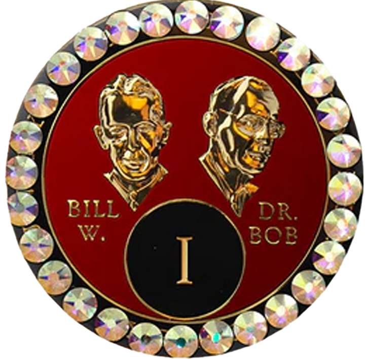#B13. Bill & Bob Red w Aurora Borealis (1-55)