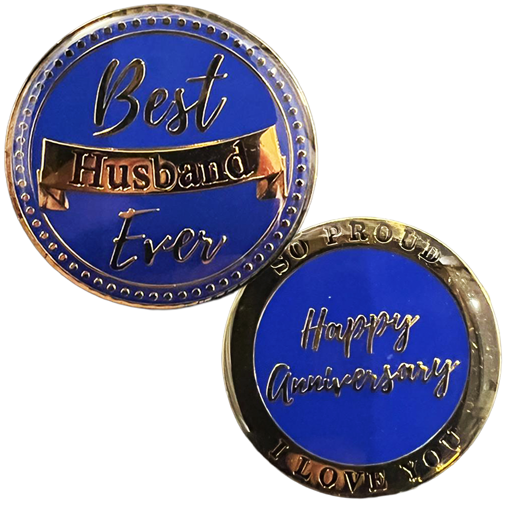 Best Husband ever Coin - Recovery Medallion from Choices Books & Gifts