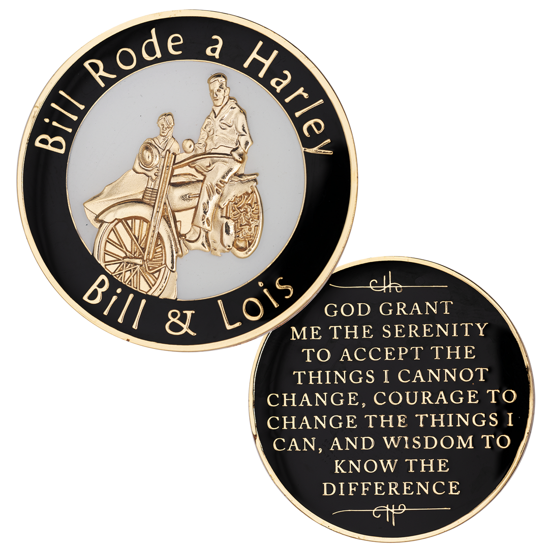 Bill Rode a Harley Coin - Recovery Medallion from Choices Books & Gifts