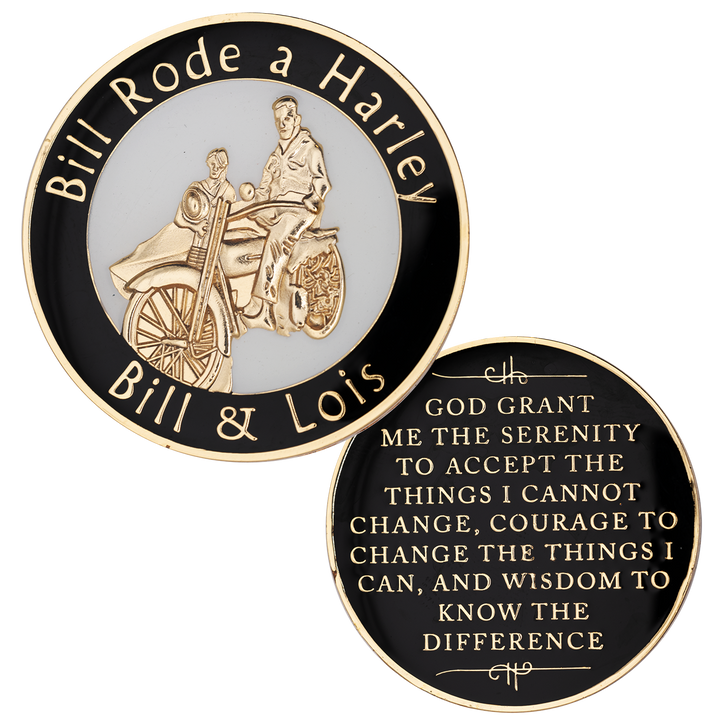 Bill Rode a Harley Coin - Recovery Medallion from Choices Books & Gifts