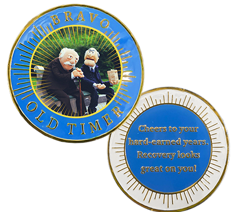 Bravo Old Timer Coin - Recovery Medallion from Choices Books & Gifts