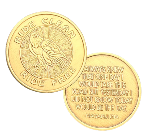 C53. Ride Free, Bronze Coin. - Premium Medallions from Wendells - Just $2.50! Shop now at Choices Books & Gifts