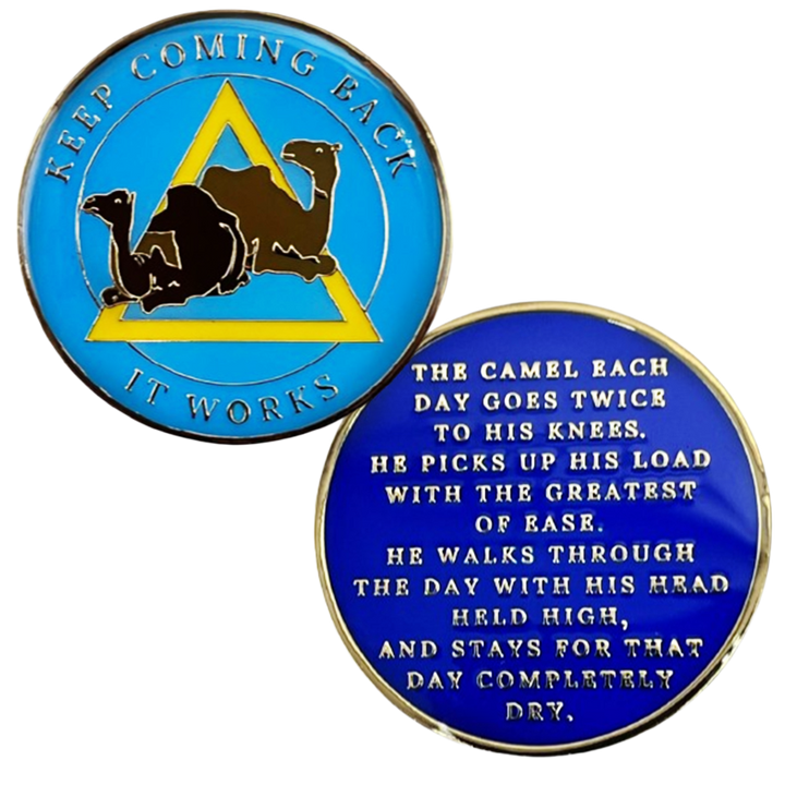 Camel, Keep Coming Back Coin - Recovery Medallion from Choices Books & Gifts