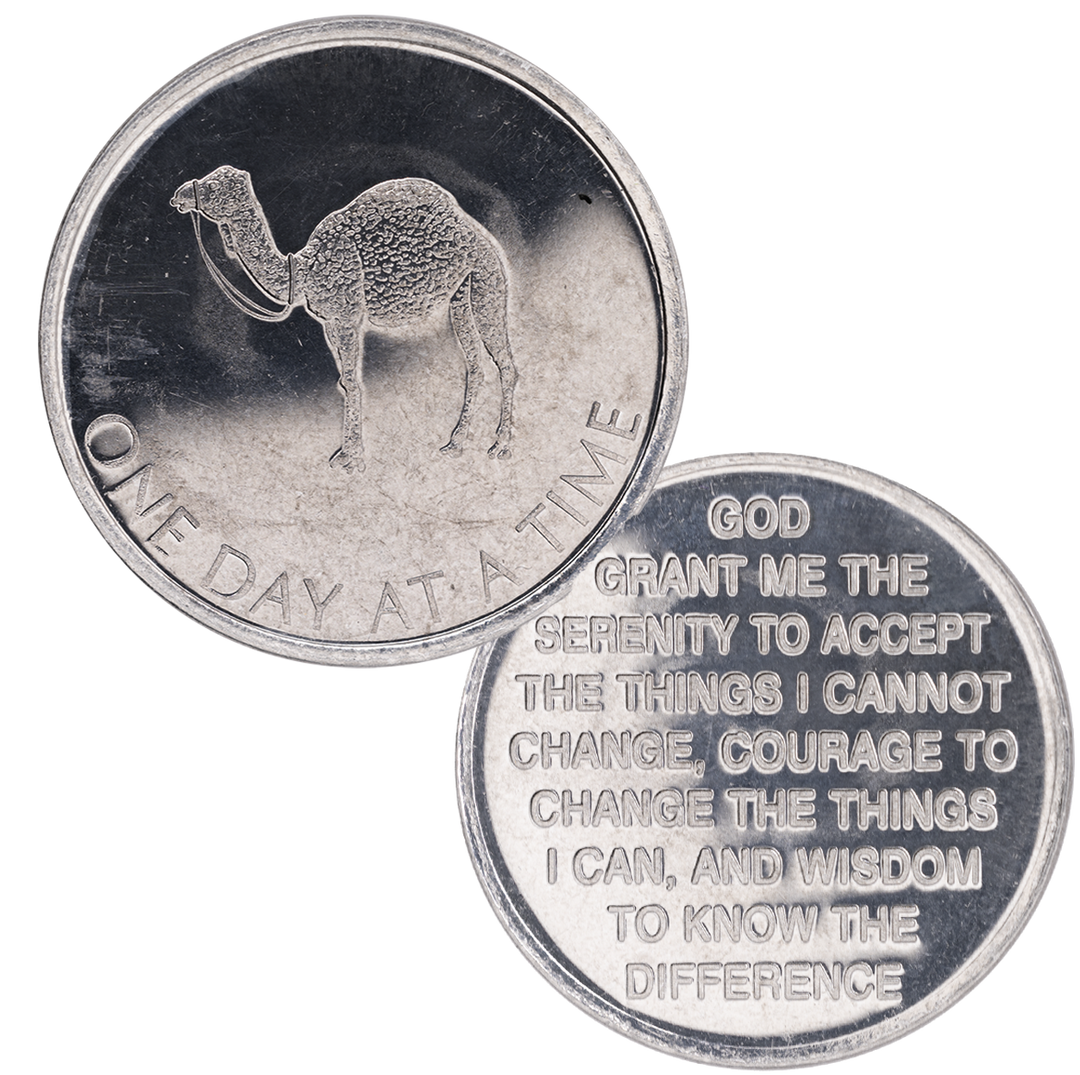 Camel ODAT Serenity Prayer Aluminum Coin - Recovery Medallion from Choices Books & Gifts