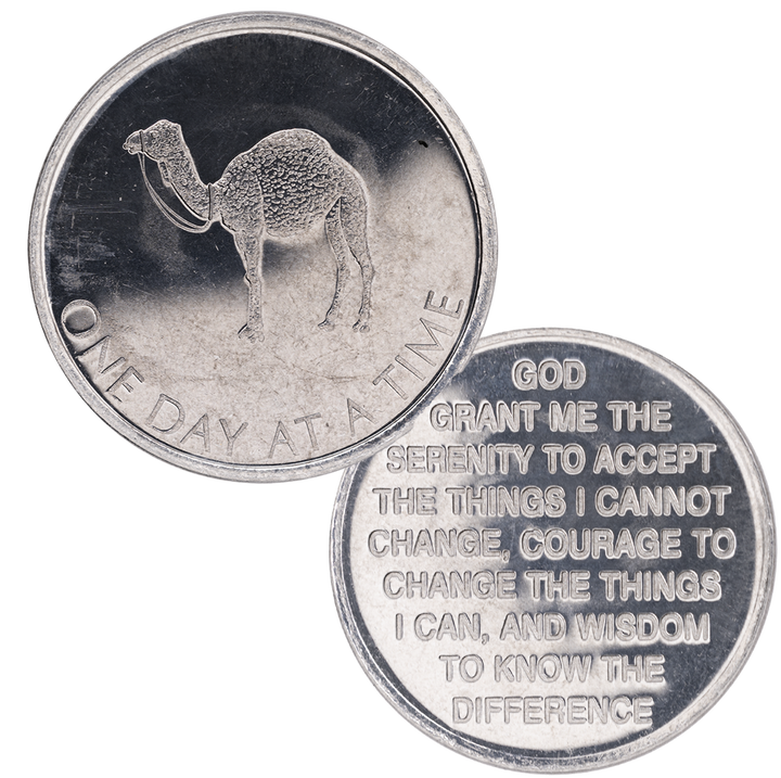 Camel ODAT Serenity Prayer Aluminum Coin - Recovery Medallion from Choices Books & Gifts