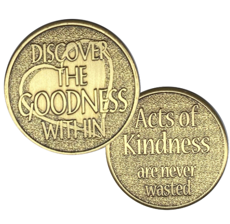 Discover the Goodness Bronze CoinBronze Coin - Recovery Medallion from Choices Books & Gifts