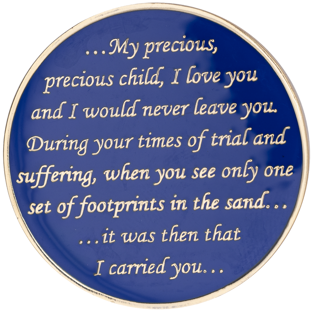 Footprints Medallion - Recovery Medallion from Choices Books & Gifts
