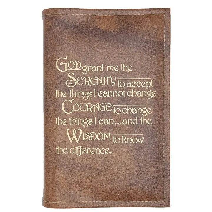 G001. AA SINGLE Book Cover, Hardcover Big Book.  Plain or Serenity.  9 Colors.