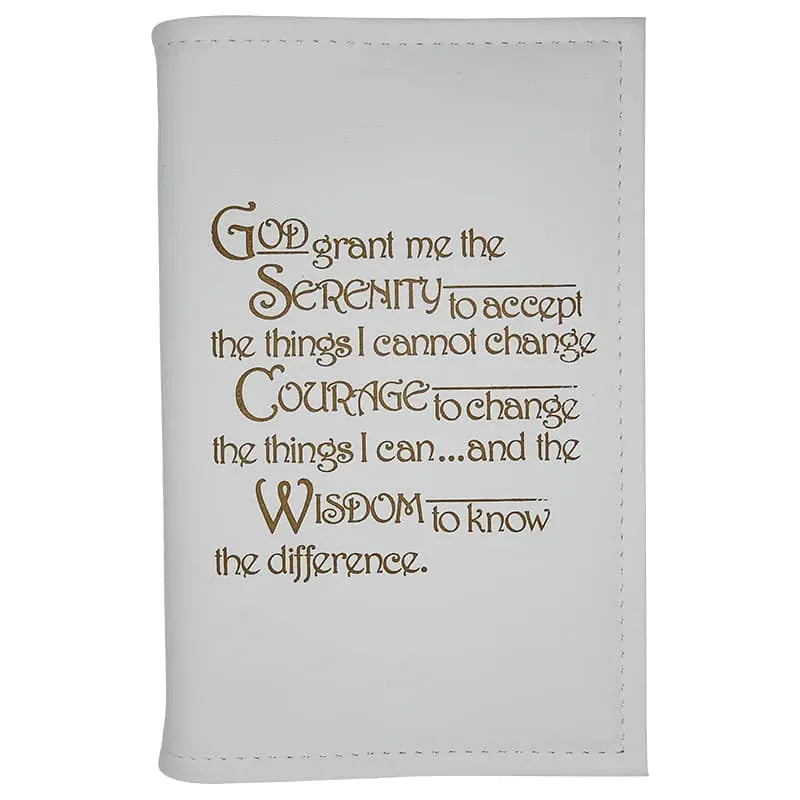 G001. AA SINGLE Book Cover, Hardcover Big Book.  Plain or Serenity.  9 Colors.