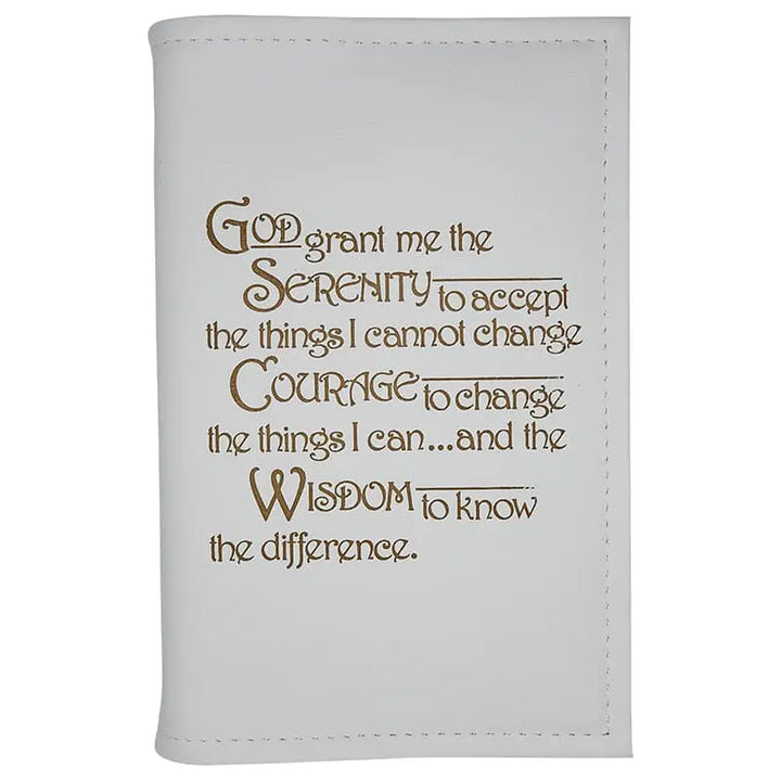 G001. AA SINGLE Book Cover, Hardcover Big Book.  Plain or Serenity.  9 Colors.