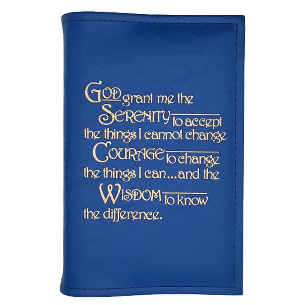 G001. AA SINGLE Book Cover, Hardcover Big Book.  Plain or Serenity.  9 Colors.