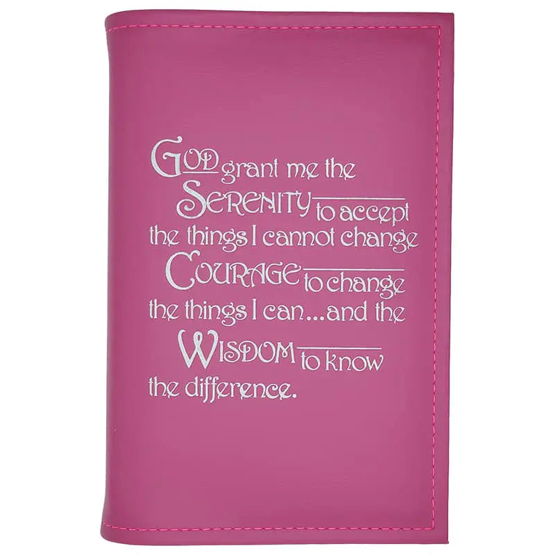 G001. AA SINGLE Book Cover, Hardcover Big Book.  Plain or Serenity.  9 Colors.